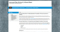 Desktop Screenshot of carouseldayschool.info