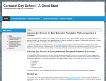 Tablet Screenshot of carouseldayschool.info